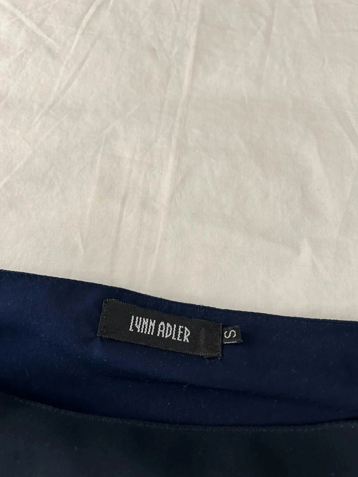 Blusa de mangas compridas azul marinho Lynn Adler T. S – photo 7